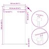 vidaXL Verdunkelungsrollo Gelb 135x150cm Stoffbreite 131,6cm Polyester