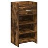 vidaXL Schuhschrank Ger&auml;ucherte Eiche 48 x 36 x 92 cm Holzwerkstoff
