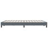vidaXL Bettgestell ohne Matratze Dunkelgrau 140x220 cm Samt