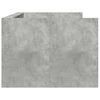 vidaXL Tagesbett mit Schubladen Grau 90 x 200 cm Holzwerkstoff