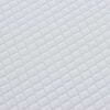 vidaXL Matratze Wei&szlig; und Grau 100 x 200 cm Jacquard-Stoff