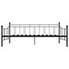 vidaXL Tagesbett-Rahmen Schwarz Metall 90&times;200 cm