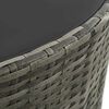 vidaXL 7-tlg. Garten-Lounge-Set mit Auflagen Poly Rattan Grau