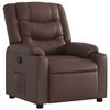 vidaXL Relaxsessel Braun Kunstleder