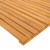 vidaXL Badematte Uni Braun 100 x 55 cm Holz