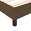 vidaXL Boxspringbettgestell Dunkelbraun 160x200 cm Stoff