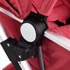 vidaXL 2-in-1-Kinderwagen Rot Aluminium