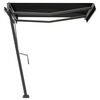 vidaXL Standmarkise Manuell Einziehbar 300x250 cm Anthrazit