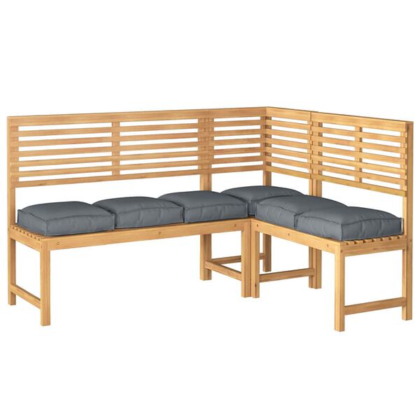 vidaXL Kissen 6 pcs Anthrazit 40 x 40 x 8 cm Oxford-Stoff