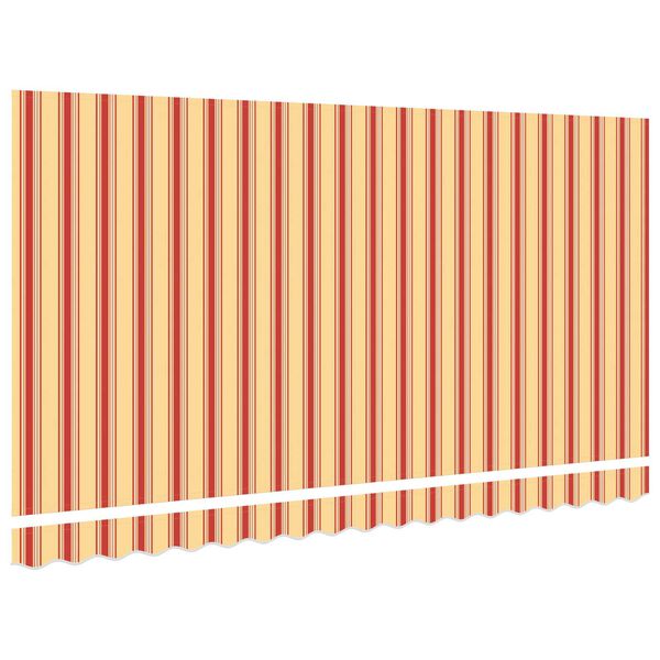 vidaXL Markisenersatzstoff Mehrfarbig 380 x 195 cm Polyester