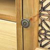 vidaXL TV-Schrank mit Mustern Braun 120x30x42 cm Holz