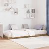 vidaXL Bodenbettrahmen Artisan-Eiche 71,5 x 190 cm Holzwerkstoff