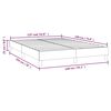 vidaXL Boxspringbettgestell Blau 140x190 cm Stoff