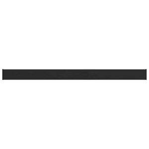 vidaXL Fensterbank Schwarz mit Holzmaserung 140 x 15 x 4,5 cm PVC