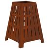 vidaXL Feuerschale Rostoptik 50 x 50 x 70 cm Wetterfeststahl