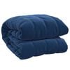 vidaXL Gewichtsdecke Blau 137x200 cm 6 kg Stoff