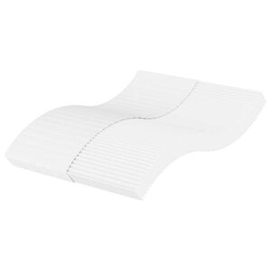 vidaXL Schaumstoffmatratze Wei&szlig; 120x210 cm H&auml;rtegrad H2 H3