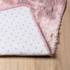 vidaXL Teppich Shaggy Hochflor NAVARRA Altrosa 130x200 cm Polyester