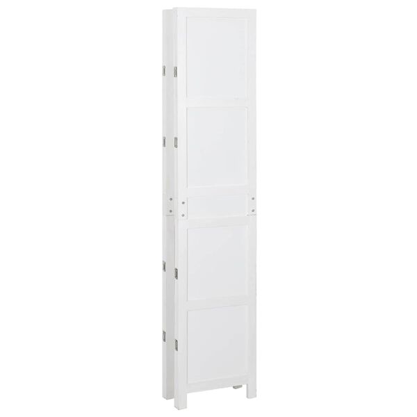 vidaXL Romdivider-Panel Wei&szlig; 212 x 165 cm MDF