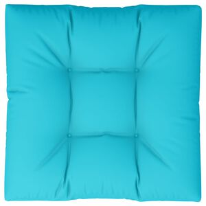 vidaXL Palettenkissen T&uuml;rkis 80x80x12 cm Stoff