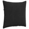 vidaXL Sofakissen 2 St&uuml;ck Schwarz 80 x 80 cm Cordstoff