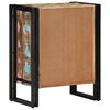 vidaXL Schuhschrank Mehrfarbig 56 x 35 x 70 cm Massivholz Altholz