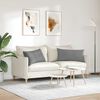 vidaXL Sofakissen 2 St&uuml;ck Dunkelgrau 80 x 40 cm Stoff