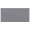 vidaXL Schweberegale 2 Stk. Grau 50x23x3,8 cm MDF
