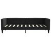 vidaXL Tagesbett Schwarz 90x190 cm Stoff