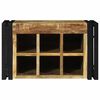 vidaXL Weinregal 2 pcs 46 x 35 x 27,5 cm Massivholz Mango