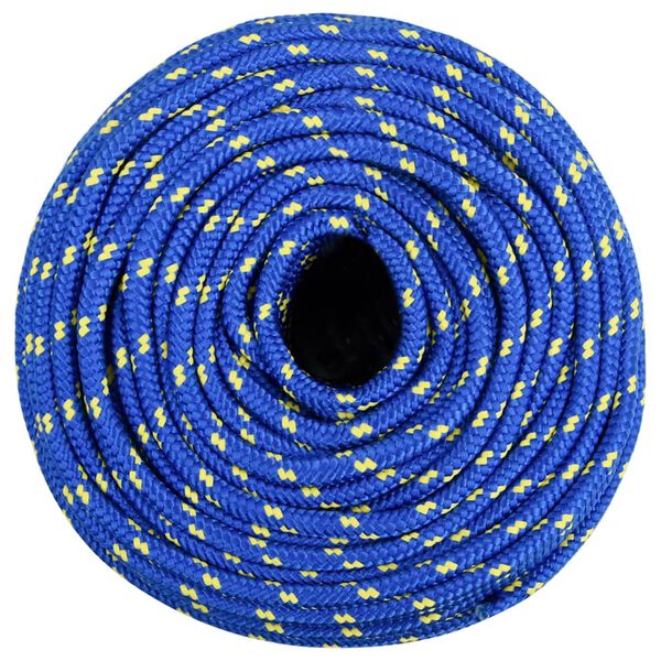 vidaXL Bootsseil Blau 8 mm 250 m Polypropylen