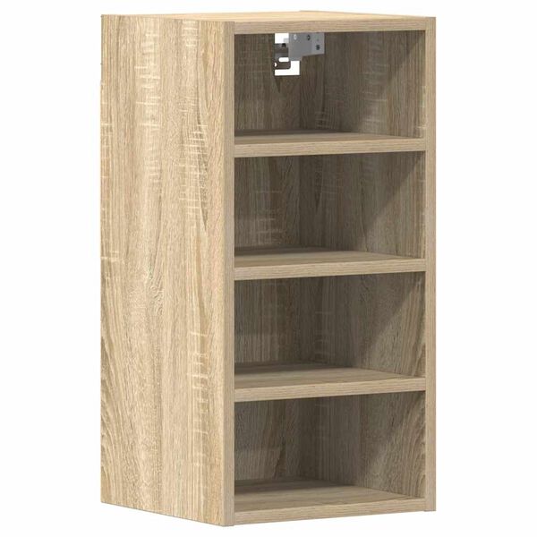 vidaXL H&auml;ngeschrank Riga Sonoma-Eiche 30x29,5x60 cm Holzwerkstoff