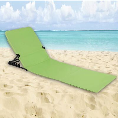 HI Faltbare Strandmatte PVC Grün