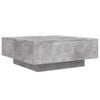 vidaXL Couchtisch Betongrau 80x80x31 cm Holzwerkstoff