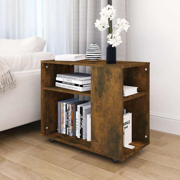 vidaXL Beistelltisch R&auml;uchereiche 70x35x55 cm Holzwerkstoff