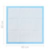 vidaXL Hunde-Toilettenmatten 400 Stk. 60&times;60 cm Vliesstoff