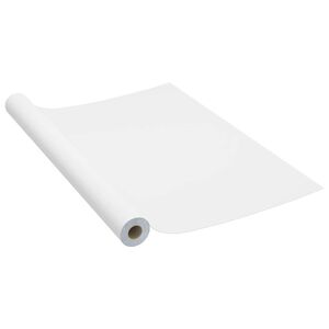 vidaXL Selbstklebende M&ouml;belfolie Wei&szlig; 500 x 90 cm PVC