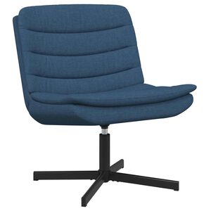 vidaXL Drehstuhl Blau 63 x 75 x 76 cm Stoff