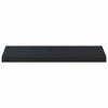 vidaXL Fensterbank Anthrazit mit Holzmaserung 100 x 50 x 4,5 cm PVC