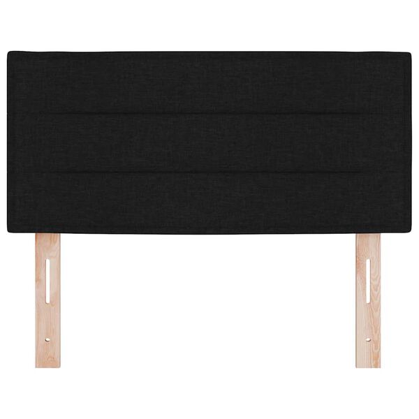vidaXL Kopfteil mit Kopfteil Schwarz 90 cm Kunstleder