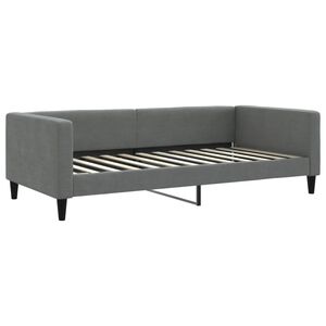 vidaXL Tagesbett Dunkelgrau 100x200 cm Stoff