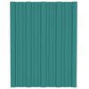 vidaXL Dachpaneele 12 Stk. Verzinkter Stahl Gr&uuml;n 60x45 cm
