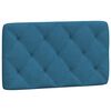 vidaXL Bettgestell ohne Matratze Blau 80x200 cm Samt