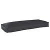 vidaXL Palettenkissenset 2 pcs Schwarz 100 x 40 x 8 cm Oxford-Stoff