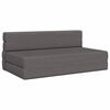 vidaXL Klappsofa Bett Hellgrau 152 x 86,5 x 60 cm Stoff