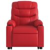 vidaXL Relaxsessel mit Aufstehhilfe Rot Kunstleder