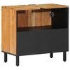 vidaXL Waschbeckenschrank mit Regal Massivholz Akazie 62 x 33 x 58 cm