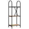 vidaXL B&uuml;cherregal Artisan-Eiche 40 x 30 x 109 cm Holzwerkstoff