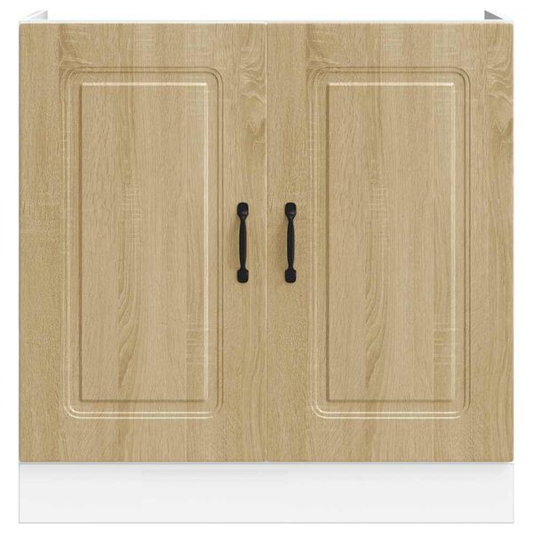 vidaXL Sp&uuml;lenunterschrank Kalmar Sonoma-Eiche 80x46x81,5 cm