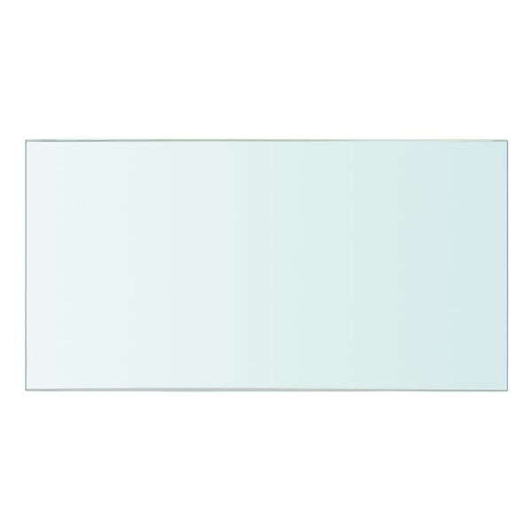 vidaXL Regalboden Glas Transparent 30x15 cm